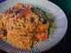 Sea urchin butter ramen with tomatoes and Steelhead